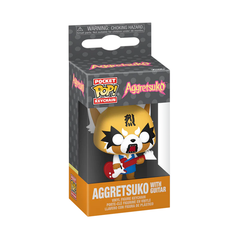 Funko Pocket POP! Keychain: Aggretsuko with Guitar