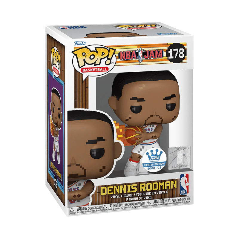 Funko POP! Basketball: NBA Jam - Dennis Rodman 178 (Funko Limited Edition)