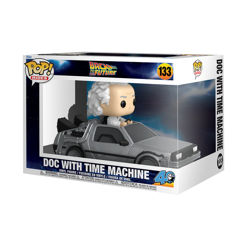 Funko POP! Rides: Back to the Future - Doc with Time Machine 133