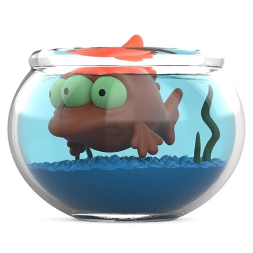Kidrobot x The Simpsons Blinky in Fish Bowl 5 1/2-Inch Vinyl Art Figure - Image 2