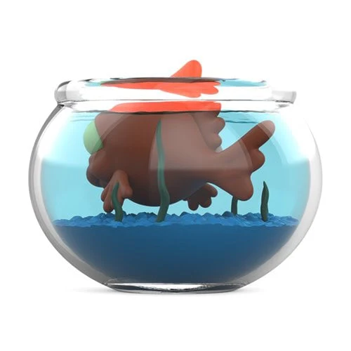 Kidrobot x The Simpsons Blinky in Fish Bowl 5 1/2-Inch Vinyl Art Figure - Image 3