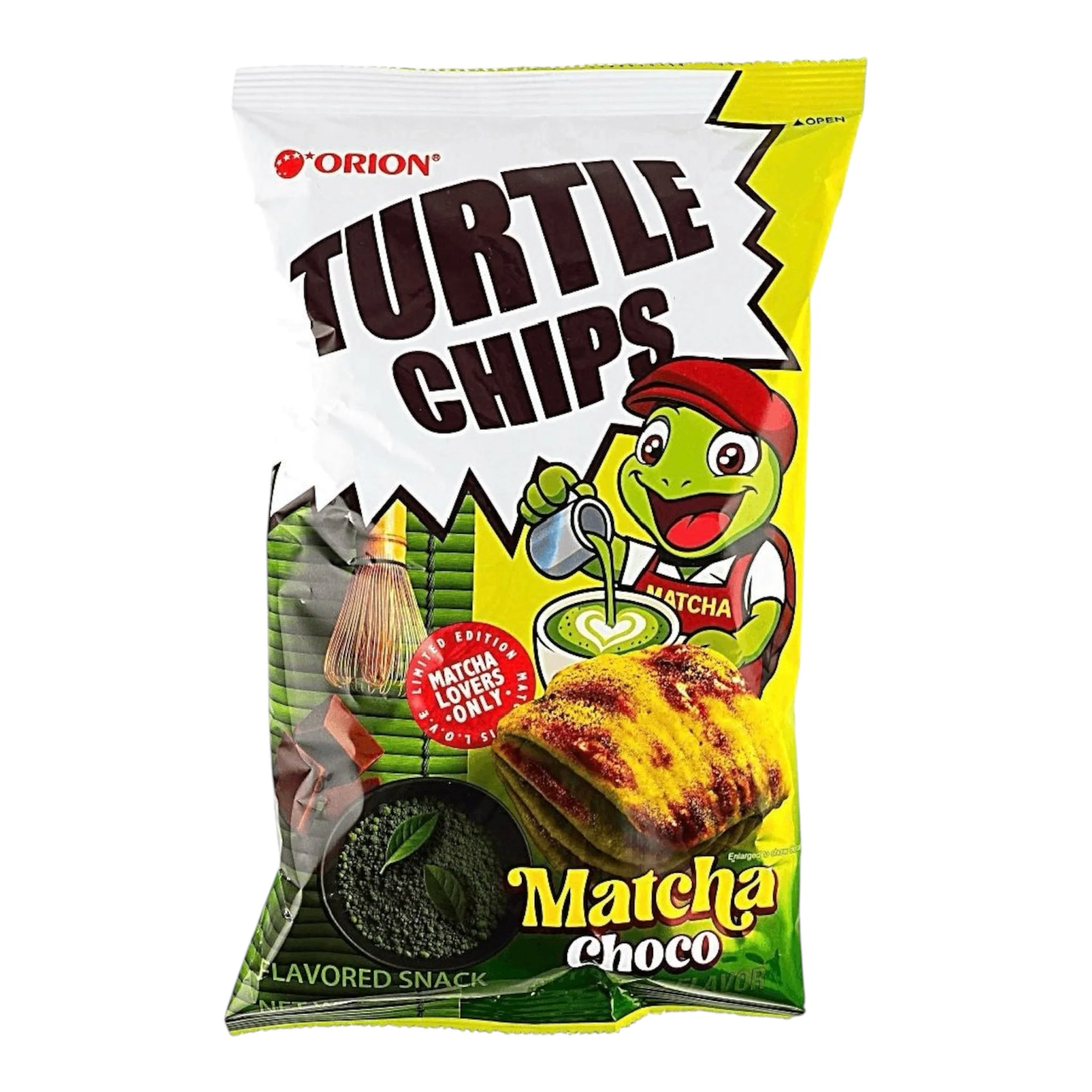 Orion Turtle Chips Matcha Coco (160g) (Korea)