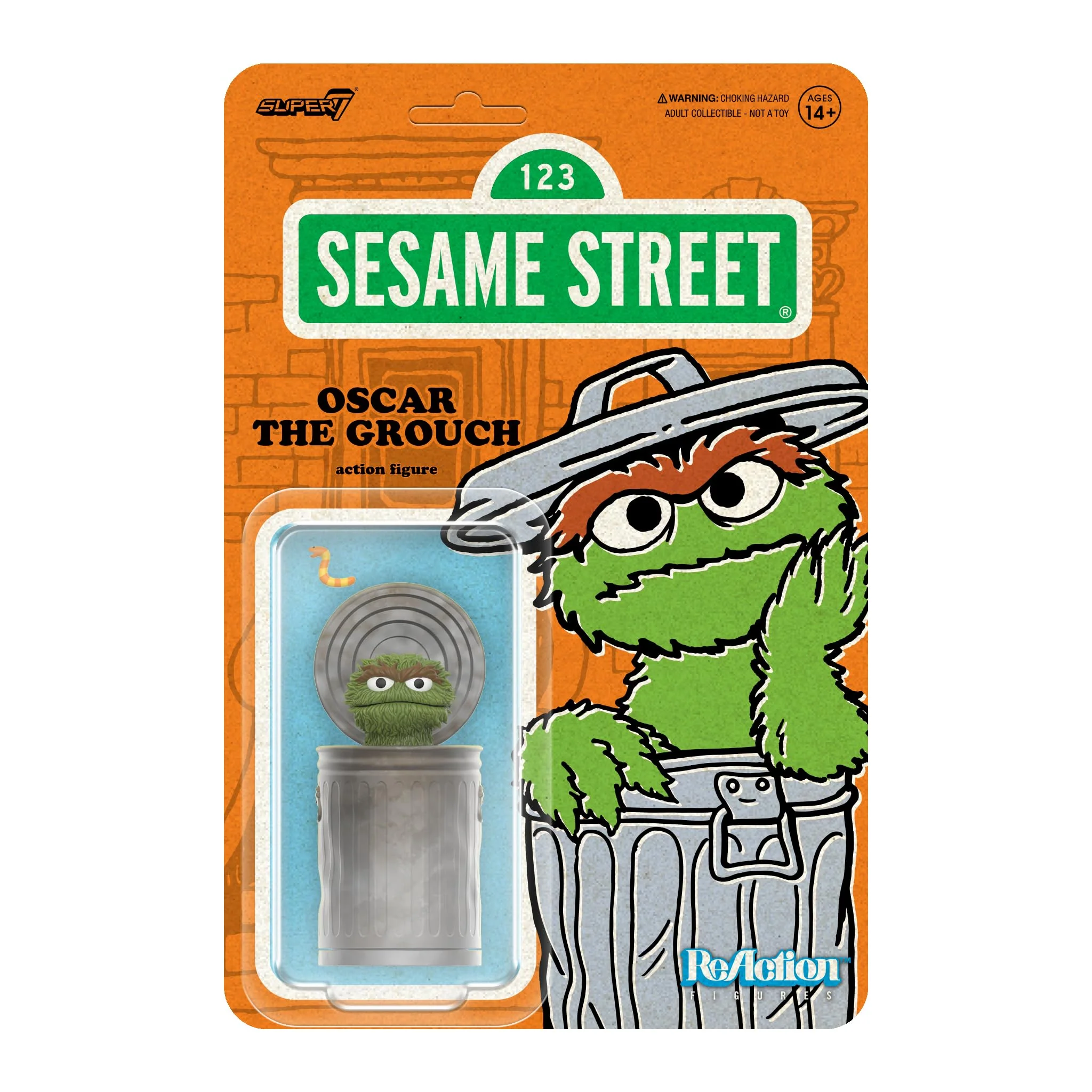 Super 7 : Sesame Street (Oscar The Grouch)